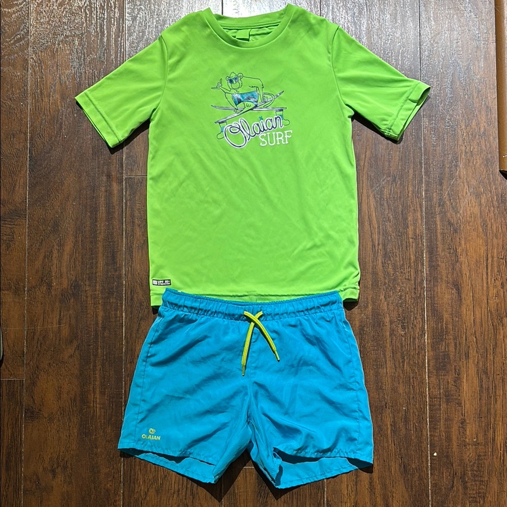 Swimsuit 2 pieces for kids UPF 50+ shirt and Shorts